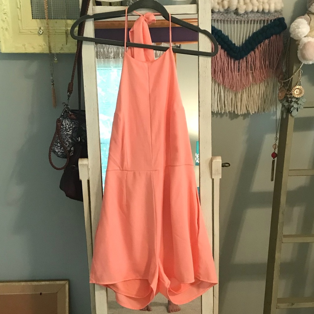 NEVER WORN Coral Romper